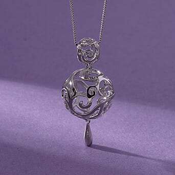 https://tjcuk.sirv.com/Products/43/6/4360881/Lucy-Q-Pendant-with-Chain-Size-18-in-Rhodium-Overlay-Sterling-Silver_4360881_1.jpg?w=342&h=342