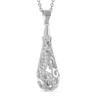 https://tjcuk.sirv.com/Products/43/6/4360977/Lucy-Q-White-Zircon-Necklace-with-Chain-Size-20-in-Rhodium-Overlay-Ste_4360977.jpg?w=342&h=342