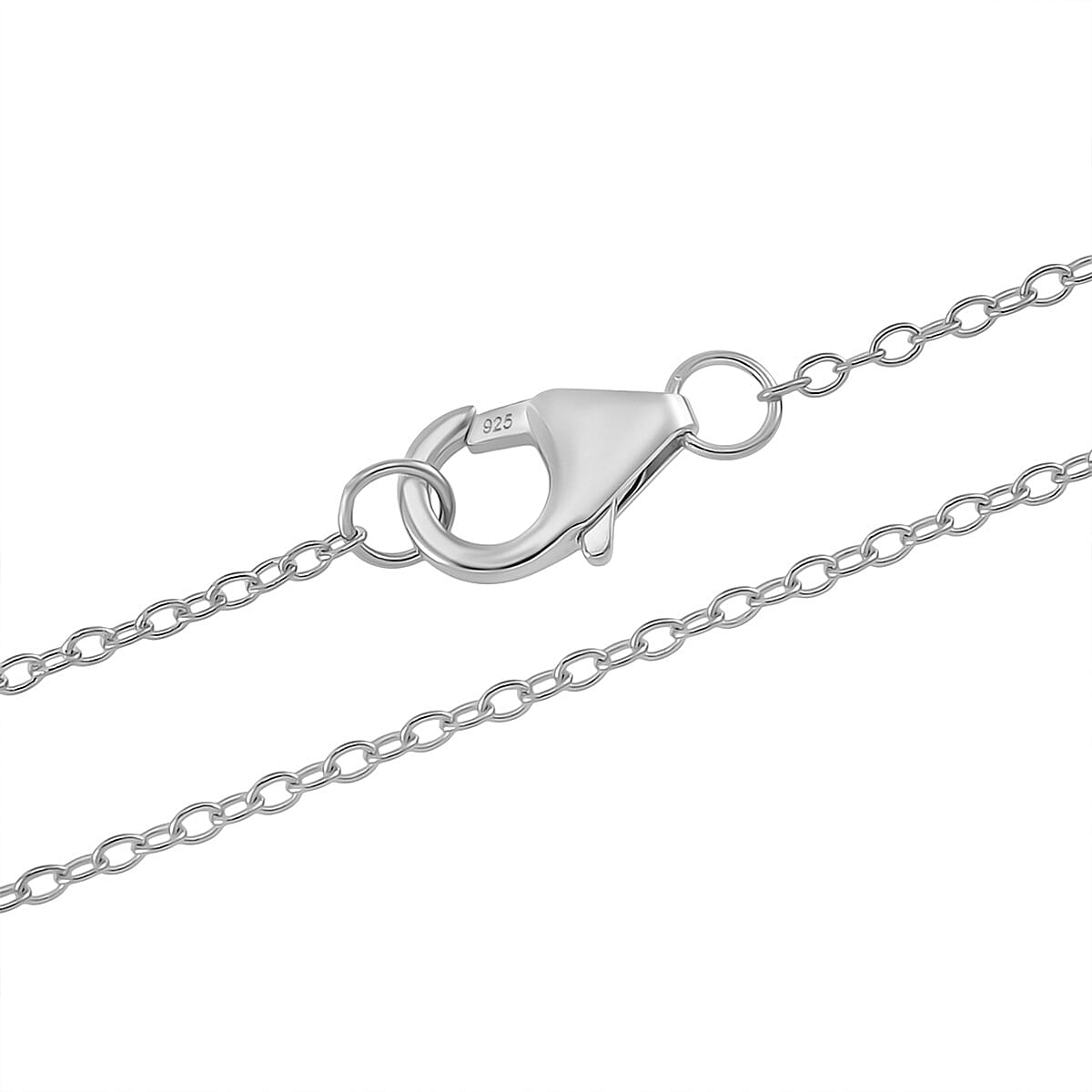 LucyQ - Tree of Life Drip Collection Pendant with Chain (Size 20) in Rhodium Overlay Sterling Silver, Silver wt. 7.50 Gms.