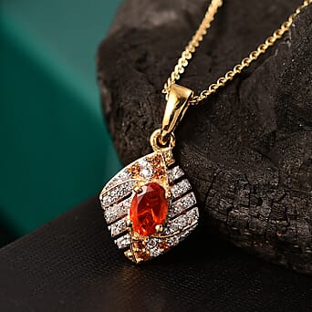 https://tjcuk.sirv.com/Products/43/6/4361495/Crimson-Fire-Opal-White-Zircon-Brown-Zircon-Pendant-with-Chain-Size-20_4361495_2.jpg?w=342&h=342