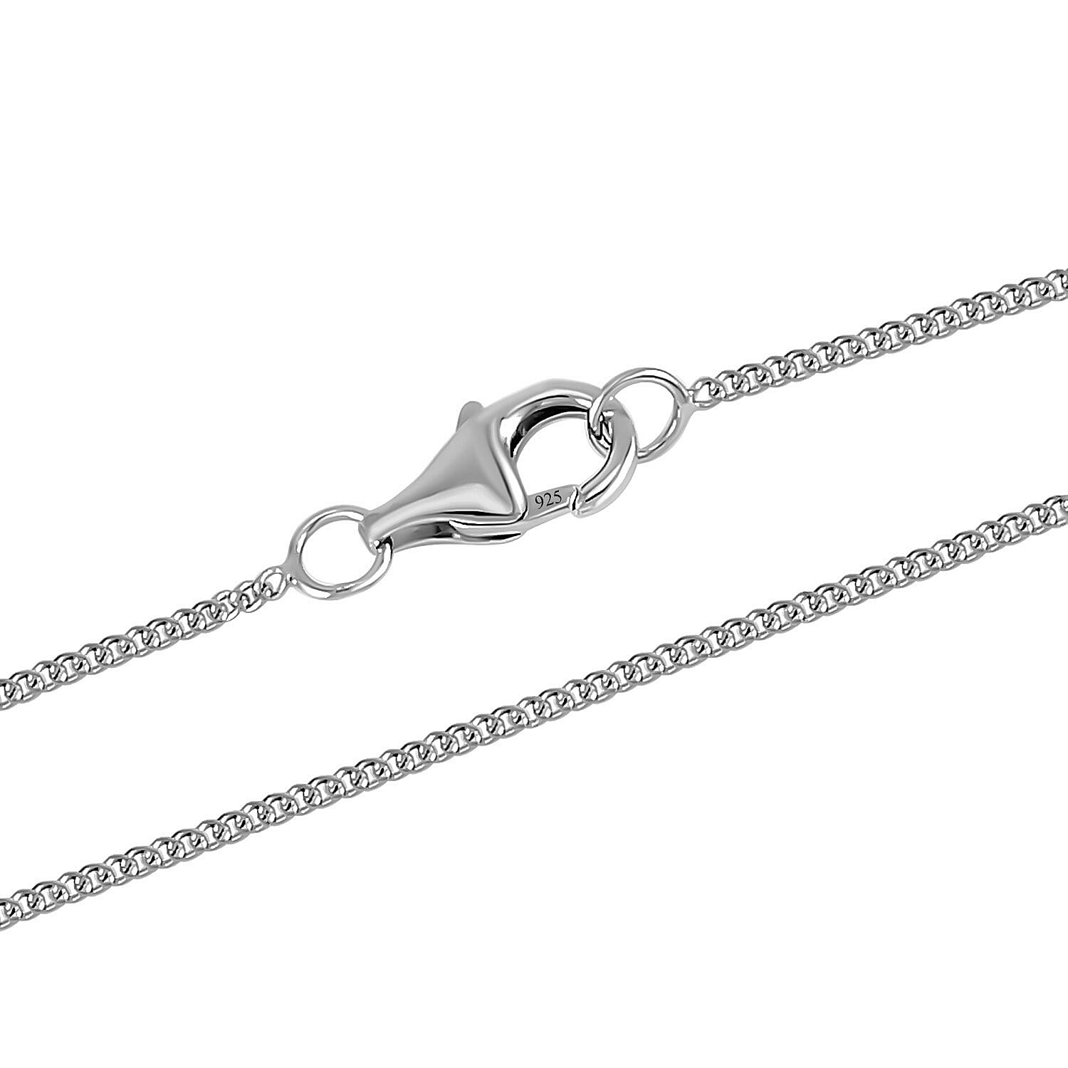 RADIANTA Premium D Colour GRA Certified (VVS1-D) Moissanite Pendant with Chain (Size 18) in Rhodium Overlay Sterling Silver 1.85 Ct.