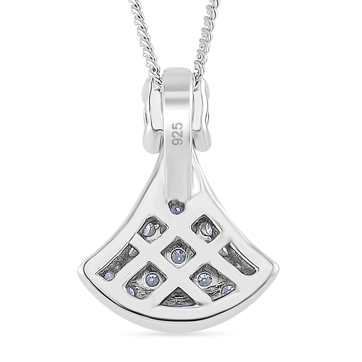 RADIANTA Premium Moissanite - GRA Certified (VVS1-D) Moissanite Pendant with Chain (Size 18) in Rhodium Overlay Sterling Silver 2.0 Ct. RADIANTA Premium Moissanite - GRA Certified (VVS1-D) Moissanite Pendant with Chain (Size 18) in Rhodium Overlay Sterling Silver 2.0 Ct.