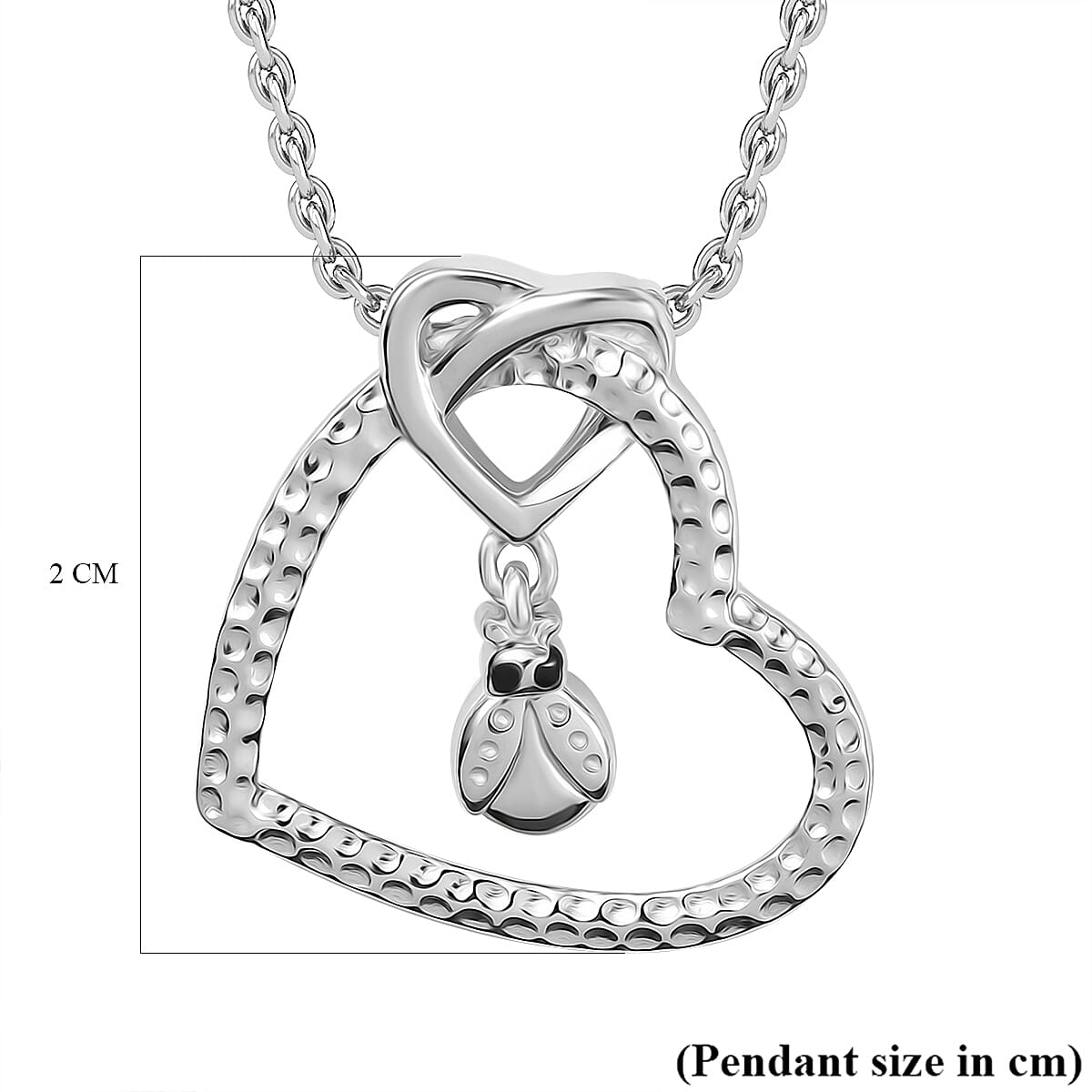 Blue Sapphire Pendant with Chain (Size 20) in Rhodium Overlay Sterling Silver