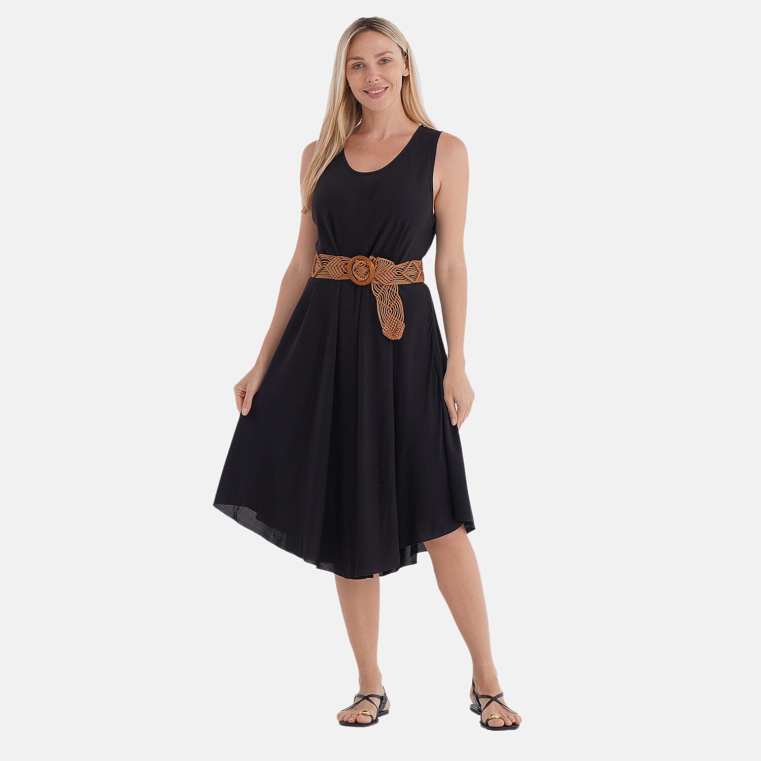 Maisi-printed-Umbrella-Dress-set-of-2-with-elastic-beltOnesize-W-59-L-