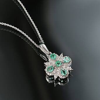 https://tjcuk.sirv.com/Products/43/7/4370278/Emerald-White-Zircon-Pendant-with-Chain-Size-20-in-Rhodium-Overlay-Ste_4370278_2.jpg?w=342&h=342