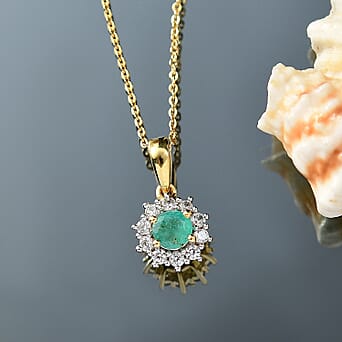 https://tjcuk.sirv.com/Products/43/7/4373332/AAA-Gemfield-Emerald-White-Zircon-Pendant-with-Chain-Size-20-in-18K-Ve_4373332_2.jpg?w=342&h=342