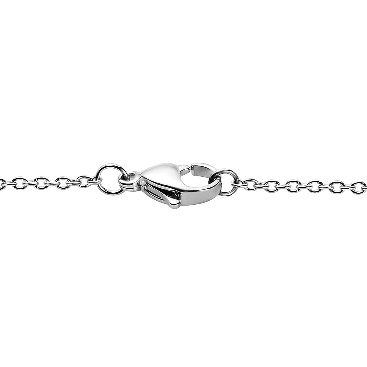 Ethiopian Opal & White Zircon Cross Pendant with Chain (Size 20) in Sterling Silver Ethiopian Opal & White Zircon Cross Pendant with Chain (Size 20) in Sterling Silver