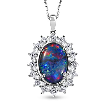 https://tjcuk.sirv.com/Products/43/7/4374549/Boulder-Opal-Triplet-Moissanite-Pendant-with-Chain-Size-20-in-Rhodium-_4374549.jpg?w=342&h=342