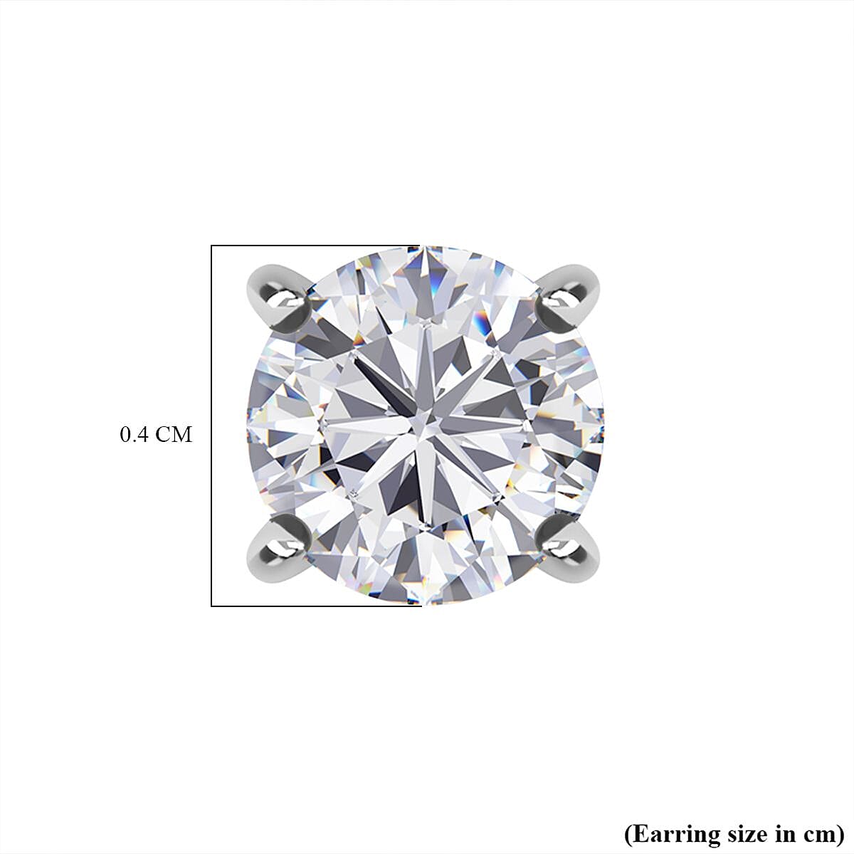 2 Piece Set Moissanite Bracelet & Earrings (Size 7.5) GB Lock Box in Rhodium Overlay Sterling Silver 11.00 Ct, Silver Wt. 8.54 Gms.