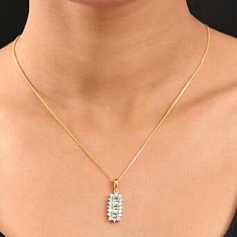 https://tjcuk.sirv.com/Products/43/7/4375313/Colombian-Emerald-White-Zircon-Pendant-with-Chain-Size-20-in-18K-YG-Ve_4375313_1.jpg?w=342&h=342