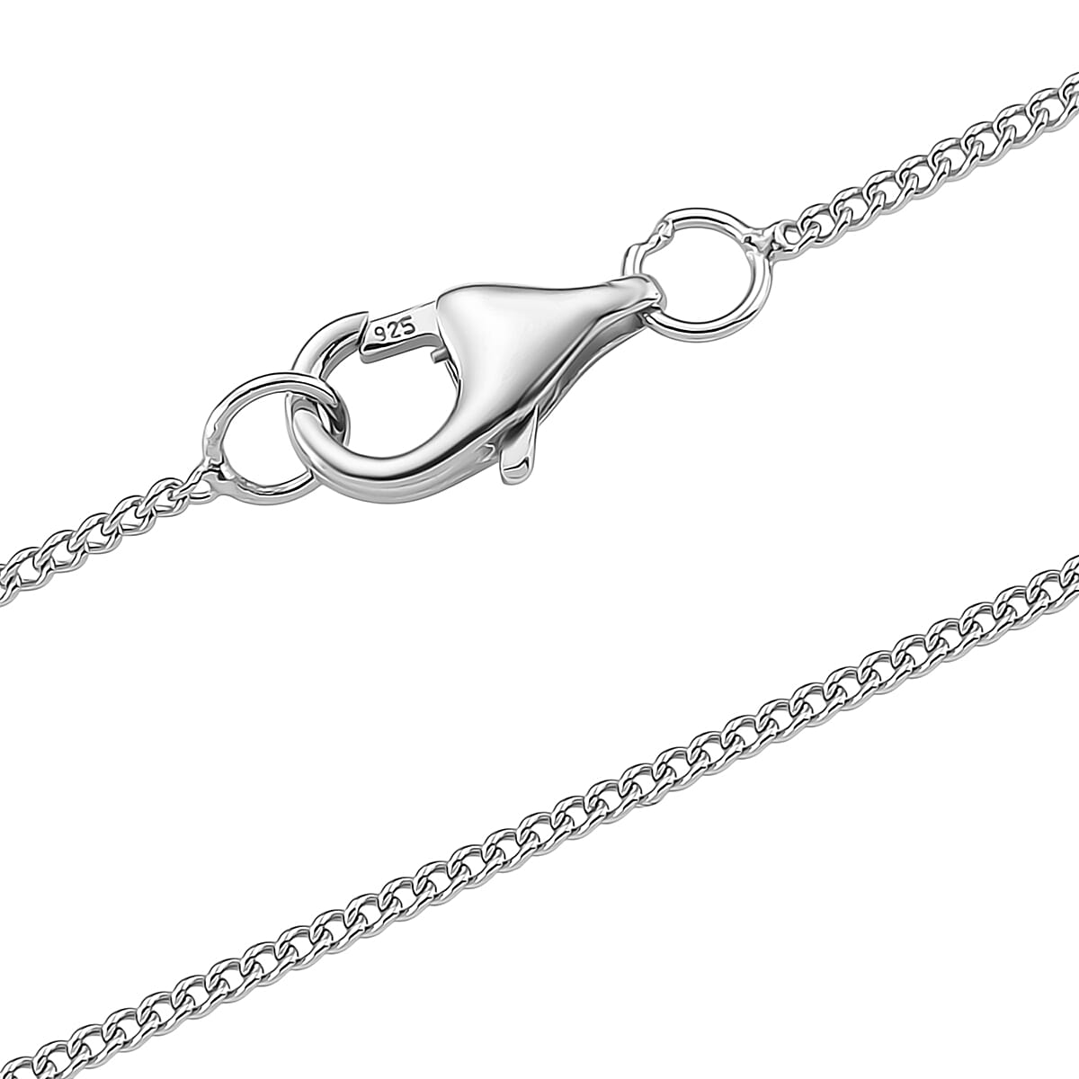Natural White Jade & Green Jade Pendant (Size - 18) with Lobster Clasp in Rhodium Overlay Sterling Silver 54.24 Ct. Natural White Jade & Green Jade Pendant (Size - 18) with Lobster Clasp in Rhodium Overlay Sterling Silver 54.24 Ct.