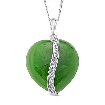 https://tjcuk.sirv.com/Products/43/7/4379132/Dyed-Green-Jade-Moissanite-Pendant-with-Chain-Size-18-with-Lobster-Cla_4379132.jpg?w=342&h=342