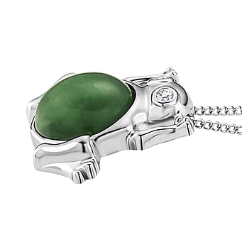 https://tjcuk.sirv.com/Products/43/7/4379169/Dyed-Green-Jade-Moissanite-Pendant-with-Chain-Size-18-with-Lobster-Cla_4379169_2.jpg?w=342&h=342