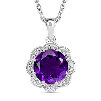 https://tjcuk.sirv.com/Products/43/7/4379274/Moroccan-Amethyst-White-Zircon-Pendant-with-Chain-Size-20-in-Rhodium-O_4379274.jpg?w=342&h=342