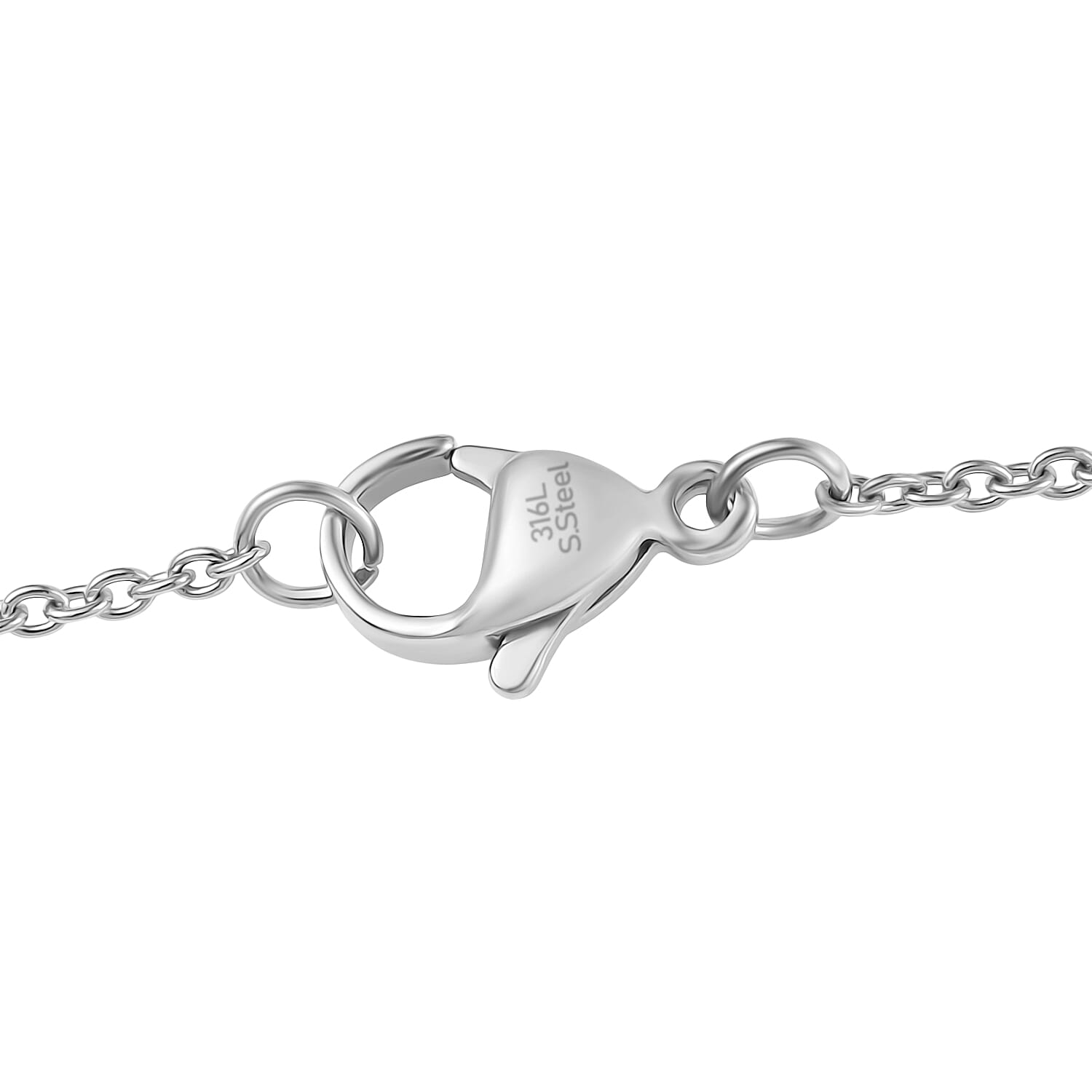 AB Swarovski Crystal Pendant with Chain (Size 20) 6.45 Ct.