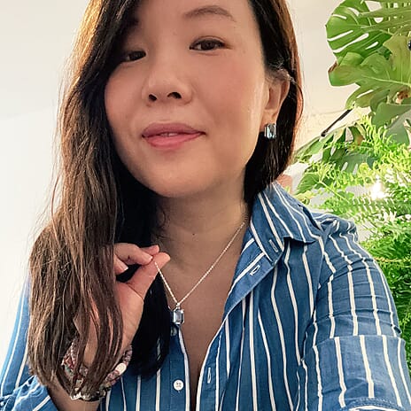 Austrian Blue Crystal Pendant with Chain (Size 20-2 Ext) with Lobster Clasp in White Tone