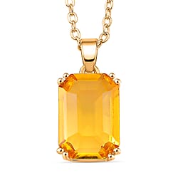 Austrian Purple Crystal Solitaire Pendant with Chain (Size 20-2 Ext) with Lobster Clasp in White Tone