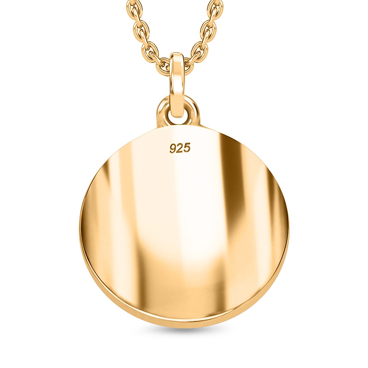 Pendant with Chain (Size 20) in 14K Gold Overlay Sterling Silver Pendant with Chain (Size 20) in 14K Gold Overlay Sterling Silver