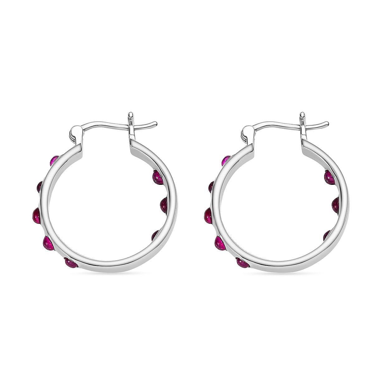 EverTrue 2 Piece Set - J Hoop Half Hoop Earring & Band Ring