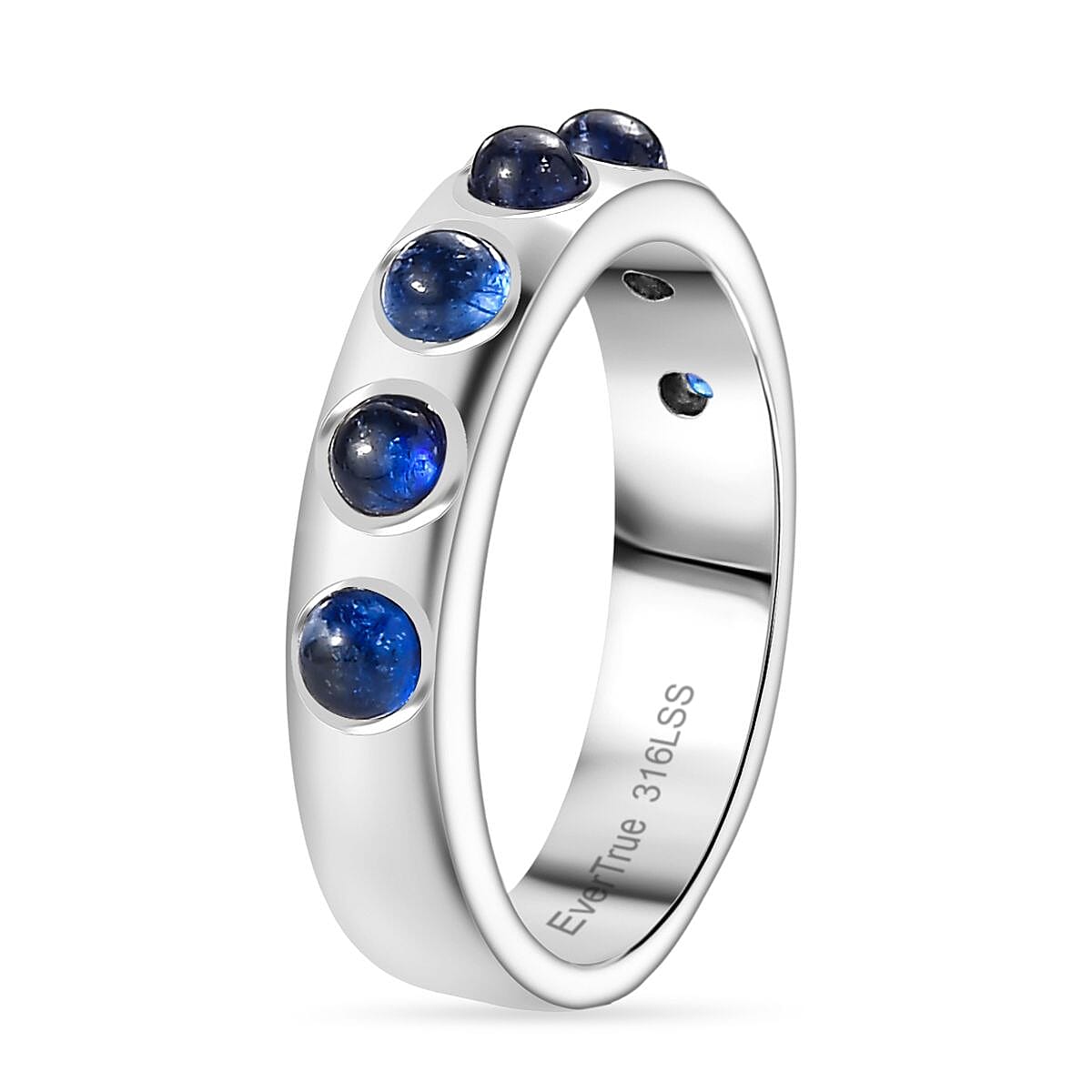 EverTrue 2 Piece Set - J Hoop Half Hoop Earring & Band Ring