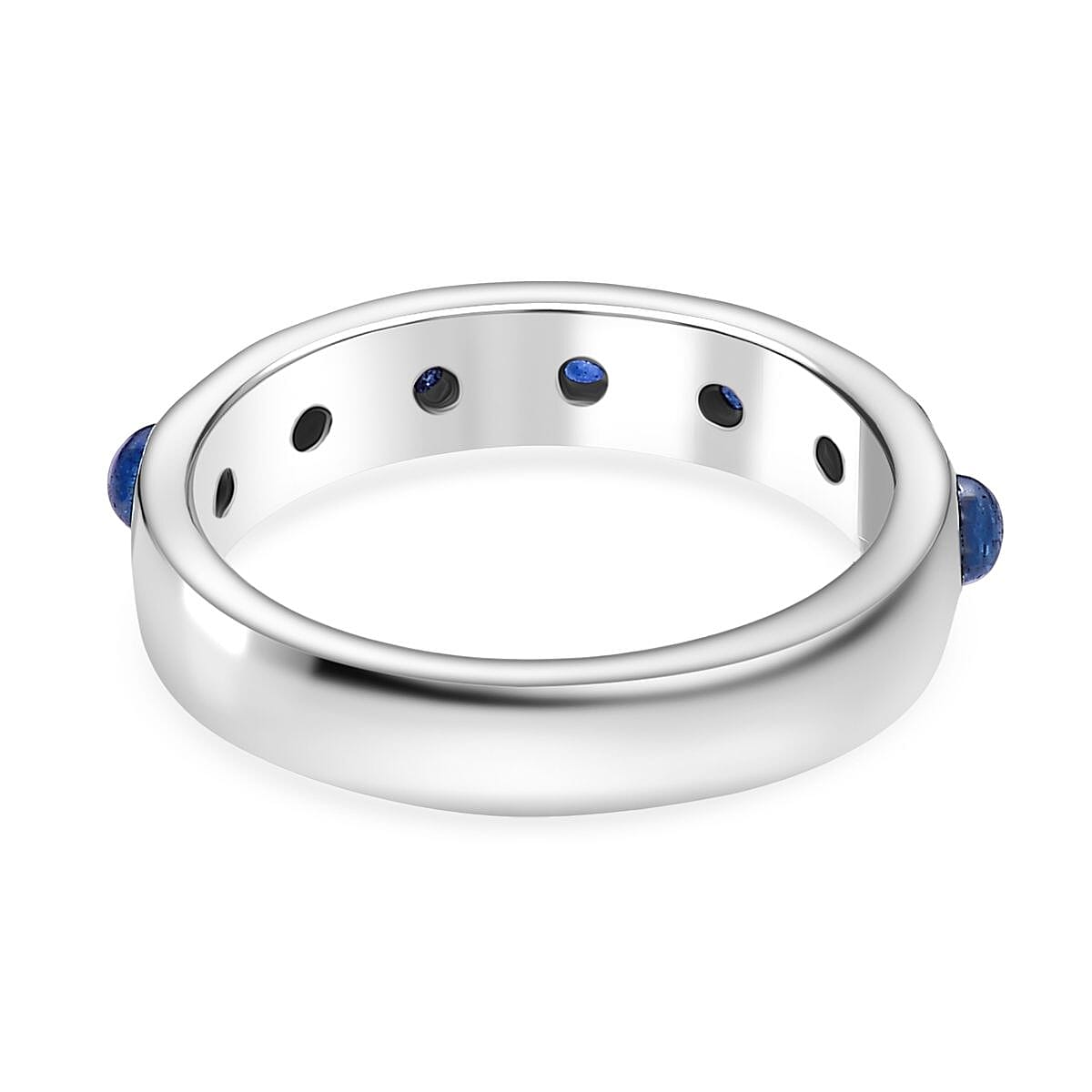 EverTrue 2 Piece Set - J Hoop Half Hoop Earring & Band Ring