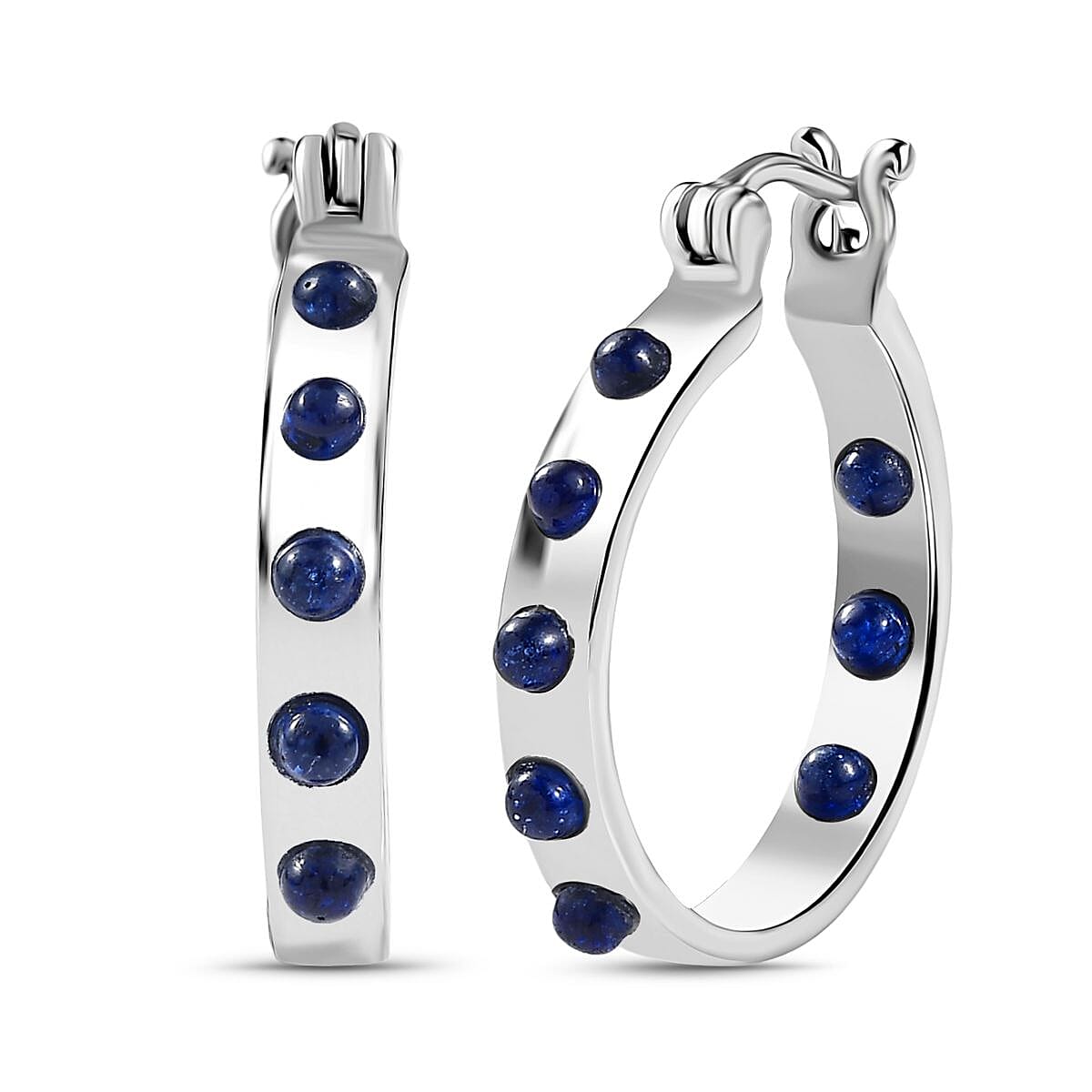 EverTrue 2 Piece Set - J Hoop Half Hoop Earring & Band Ring