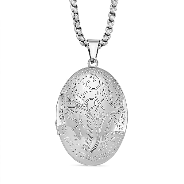 Openable Locket Pendant with Box Necklace (Size 22+2 Ext) - 2974388919 ...