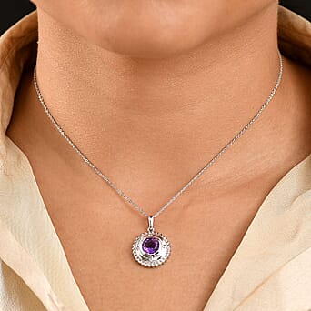 https://tjcuk.sirv.com/Products/43/8/4388953/Moroccan-Amethyst-White-Zircon-Pendant-with-Chain-Size-20-in-Rhodium-O_4388953_1.jpg?w=342&h=342