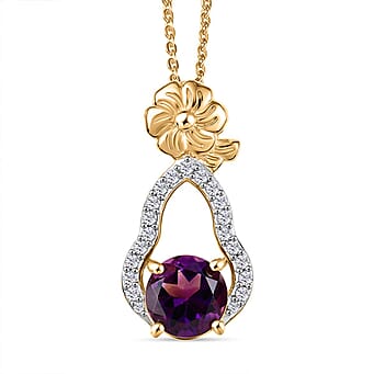 https://tjcuk.sirv.com/Products/43/8/4388957/Moroccan-Amethyst-White-Zircon-Pendant-with-Chain-Size-20-in-18K-YG-Ve_4388957.jpg?w=342&h=342