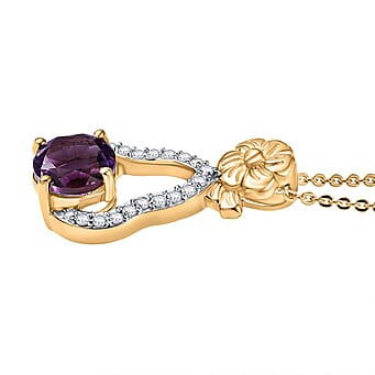 https://tjcuk.sirv.com/Products/43/8/4388957/Moroccan-Amethyst-White-Zircon-Pendant-with-Chain-Size-20-in-18K-YG-Ve_4388957_3.jpg?w=342&h=342