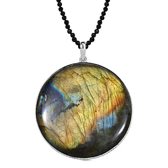 https://tjcuk.sirv.com/Products/43/8/4389024/Labradorite-Black-Spinel-Pendant-with-Beads-Chain-Size-20-in-Rhodium-O_4389024.jpg?w=342&h=342