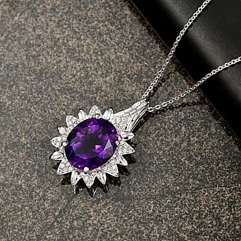 https://tjcuk.sirv.com/Products/43/8/4389215/Moroccan-Amethyst-White-Zircon-Pendant-with-Chain-Size-20-in-Rhodium-O_4389215_1.jpg?w=342&h=342