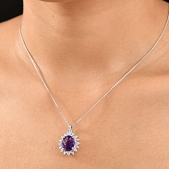 https://tjcuk.sirv.com/Products/43/8/4389215/Moroccan-Amethyst-White-Zircon-Pendant-with-Chain-Size-20-in-Rhodium-O_4389215_2.jpg?w=342&h=342