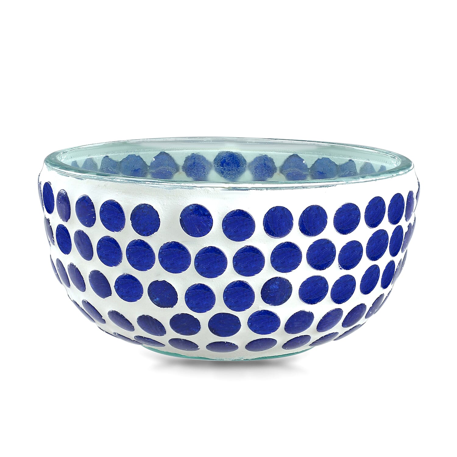 Candle Making Kit - 100% Plant-Based Pearled Wax, 30 Wicks, 2 Mosaic Bowls & Ocean Fragrance