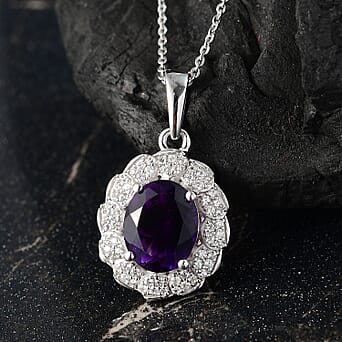 https://tjcuk.sirv.com/Products/43/9/4392534/Moroccan-Amethyst-White-Zircon-Pendant-with-Chain-Size-20-in-Rhodium-O_4392534_2.jpg?w=342&h=342