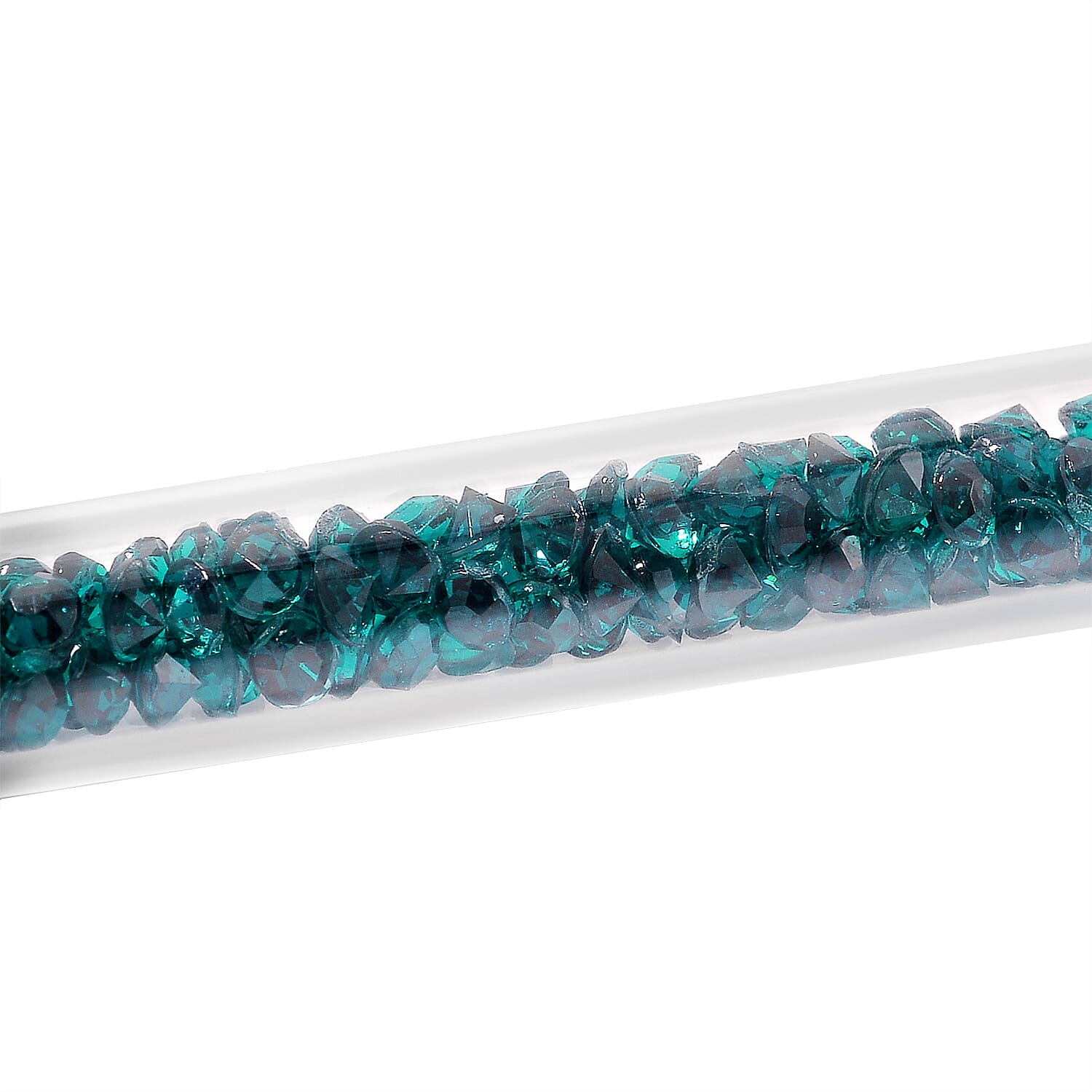 2 Piece Set - Austrian Green Crystal Bracelet (Size 7.5) & Bracelet Buddy 70.00 Ct.