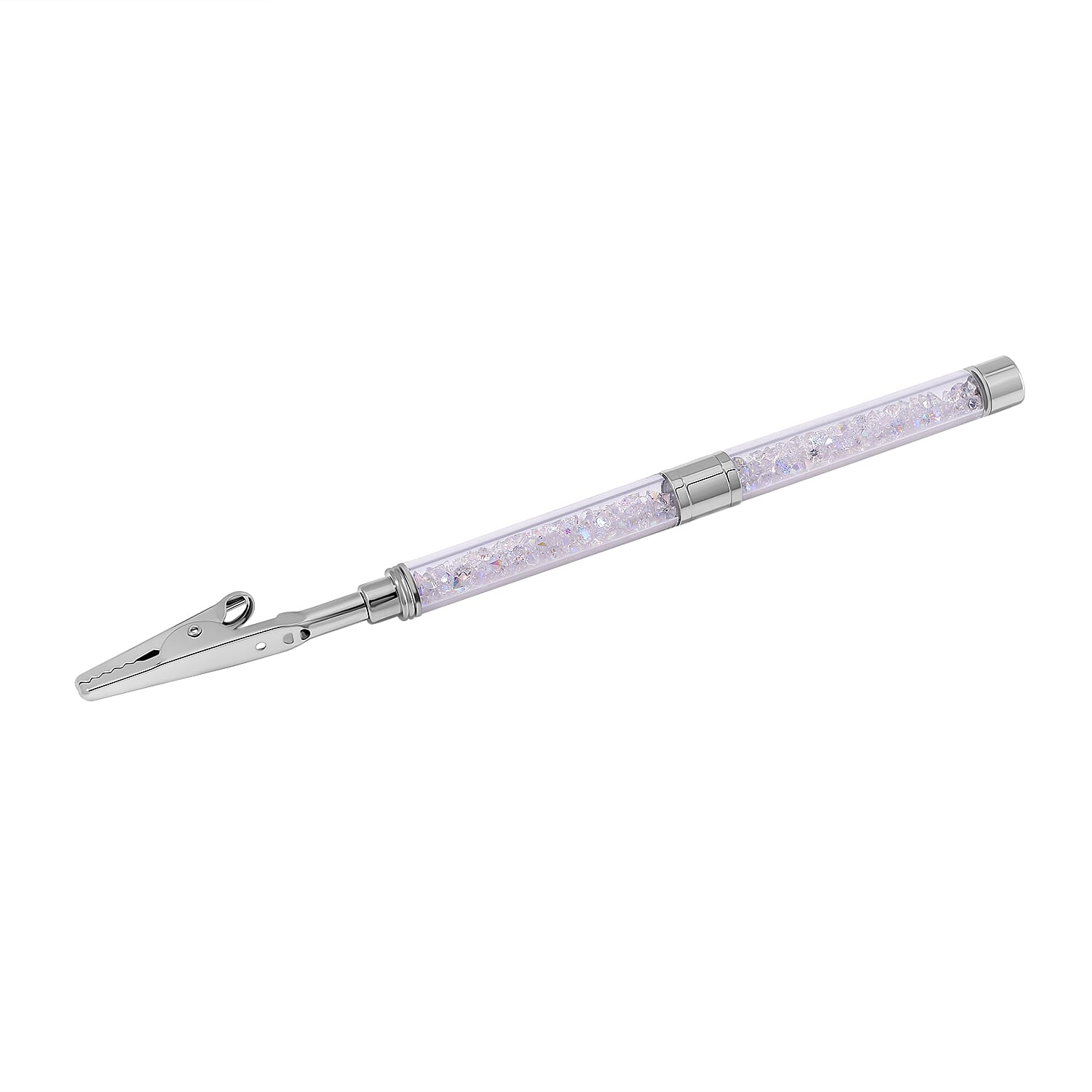 2 Piece Set - Simulated Mystic White Crystal Bracelet (Size 7.5) & Bracelet Buddy 70.00 Ct.