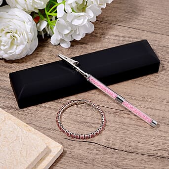 https://tjcuk.sirv.com/Products/43/9/4392974/2-Piece-Set-Austrian-Pink-Crystal-Accessories-and-Bracelet-Iron-70-000_4392974_1.jpg?w=342&h=342