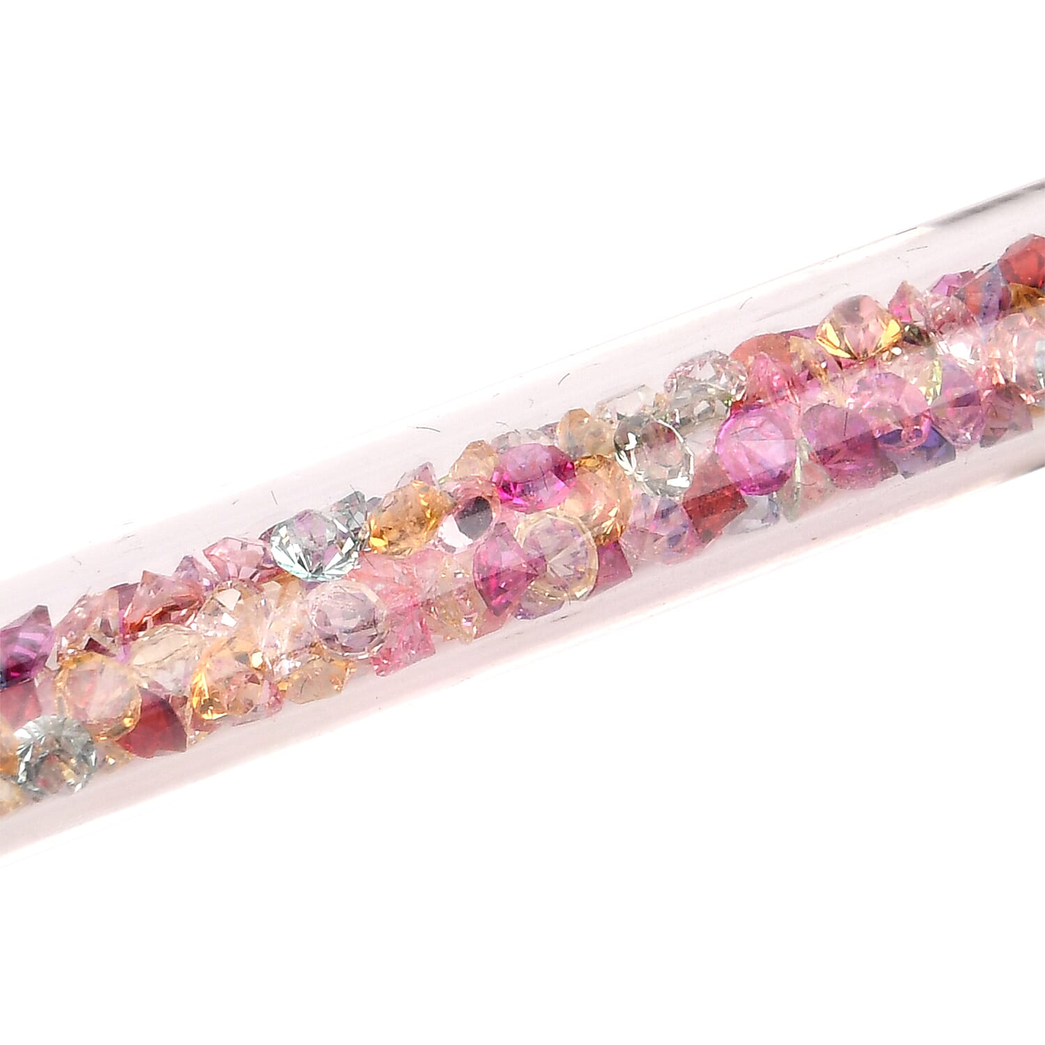 2 Piece Set - Austrian Multi Color Crystal Bracelet (Size 7.5) & Bracelet Buddy 70.00 Ct.