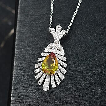 https://tjcuk.sirv.com/Products/43/9/4393216/Rainbow-Genesis-Quartz-White-Zircon-Pendant-with-Chain-Size-20-in-Rhod_4393216_1.jpg?w=342&h=342