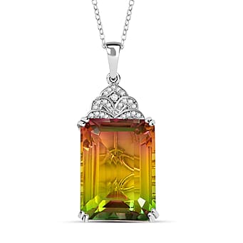 https://tjcuk.sirv.com/Products/43/9/4393225/Rainbow-Genesis-Quartz-White-Zircon-Pendant-with-Chain-Size-20-in-Rhod_4393225.jpg?w=342&h=342