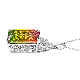 https://tjcuk.sirv.com/Products/43/9/4393225/Rainbow-Genesis-Quartz-White-Zircon-Pendant-with-Chain-Size-20-in-Rhod_4393225_3.jpg?w=342&h=342