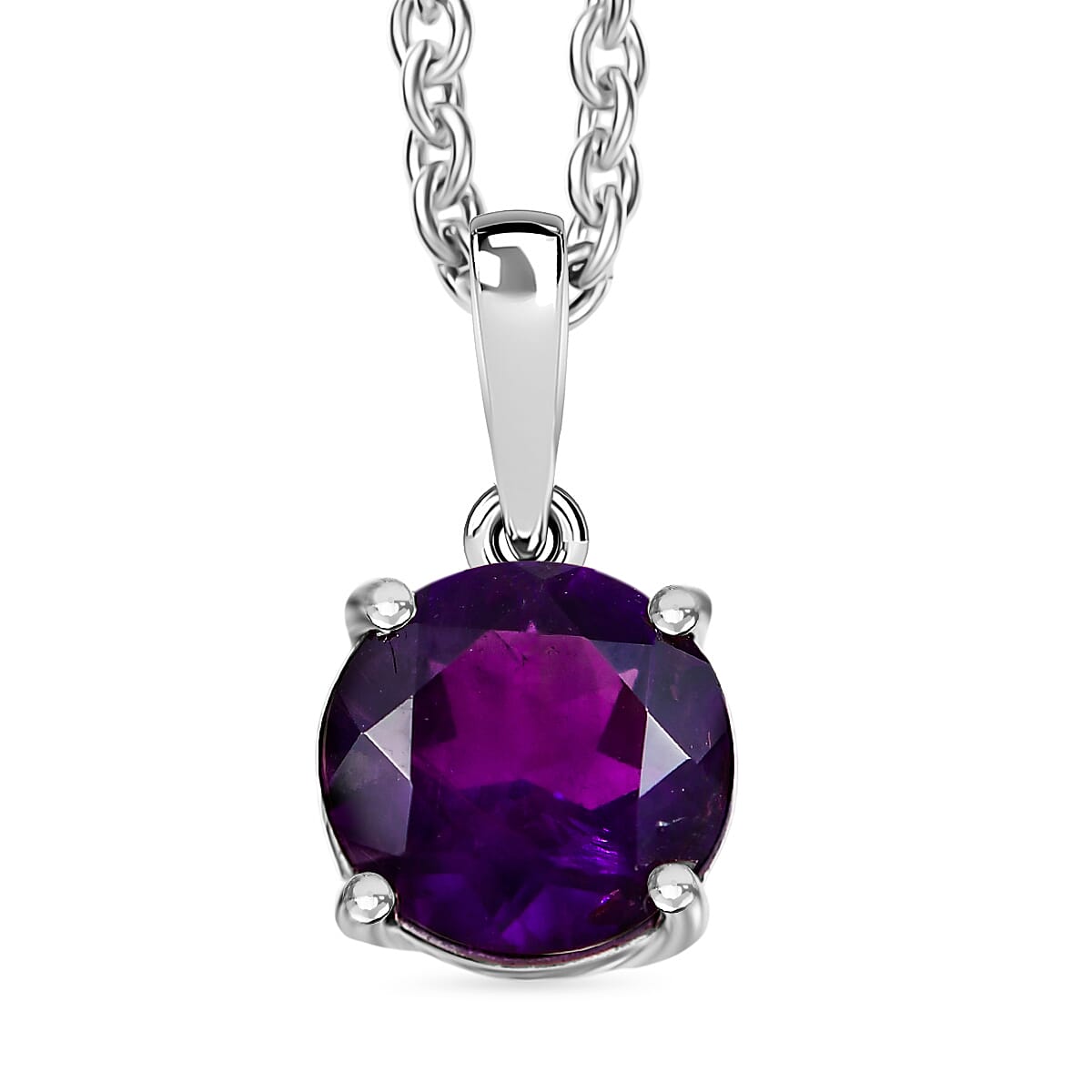 3 Piece Set - African Amethyst Earring, Ring, Pendant with Chain 3 Piece Set - African Amethyst Earring, Ring, Pendant with Chain