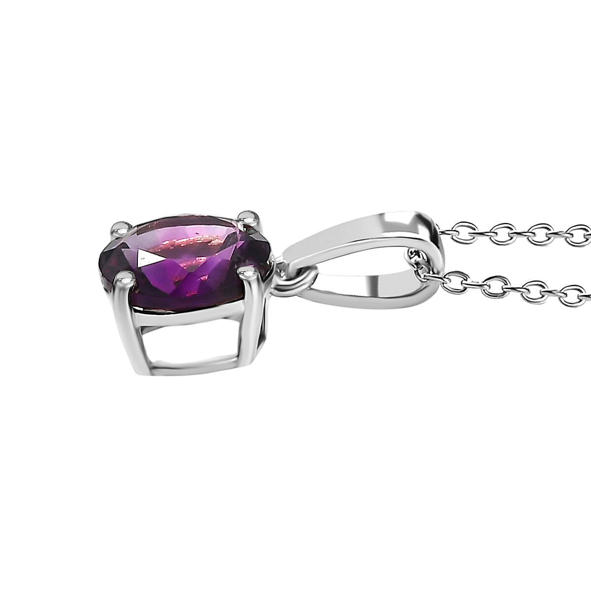 3 Piece Set - African Amethyst Earring, Ring, Pendant with Chain 3 Piece Set - African Amethyst Earring, Ring, Pendant with Chain