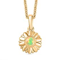 Ethiopian Opal Pendant with Chain (Size 20)