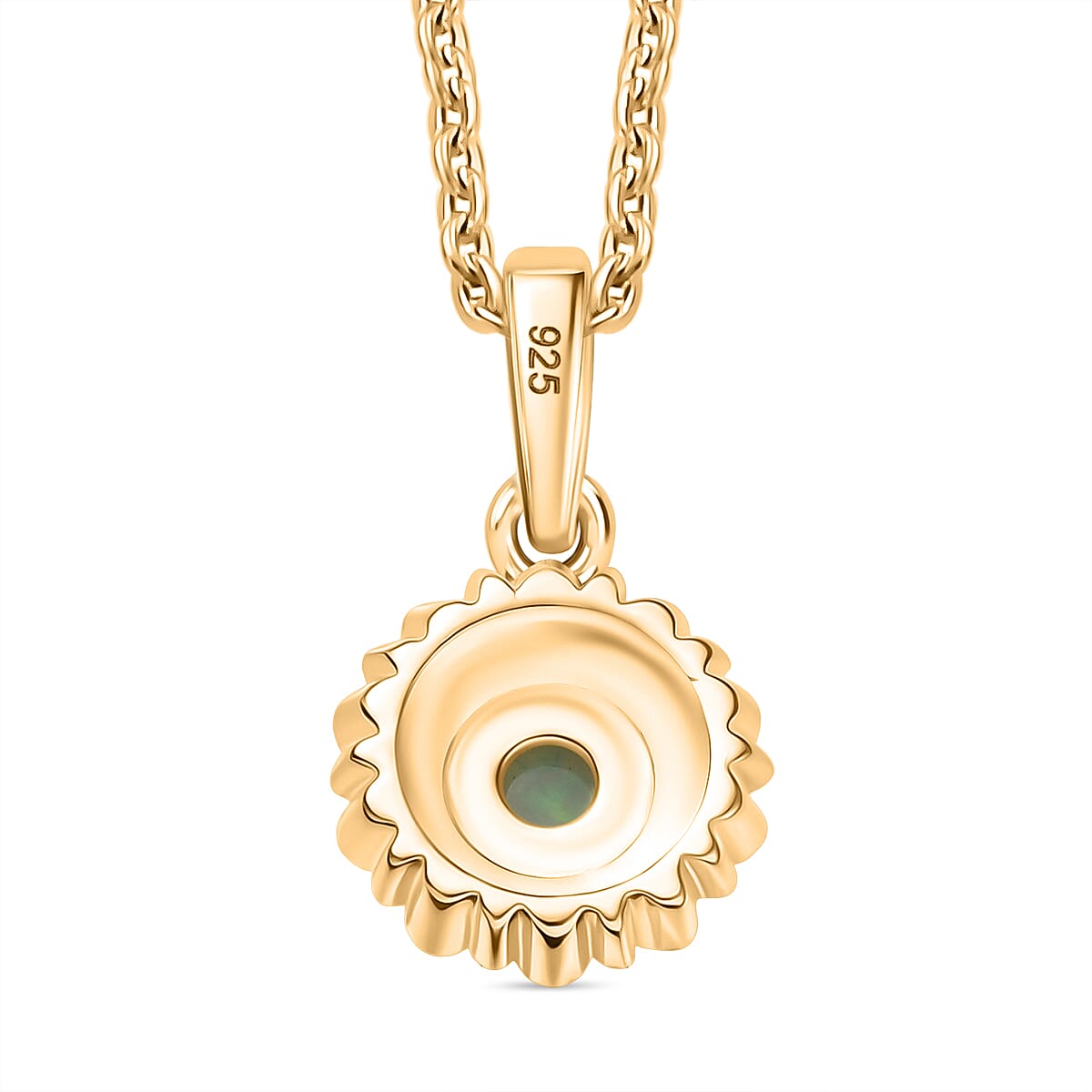 Ethiopian Opal Pendant with Chain (Size 20)