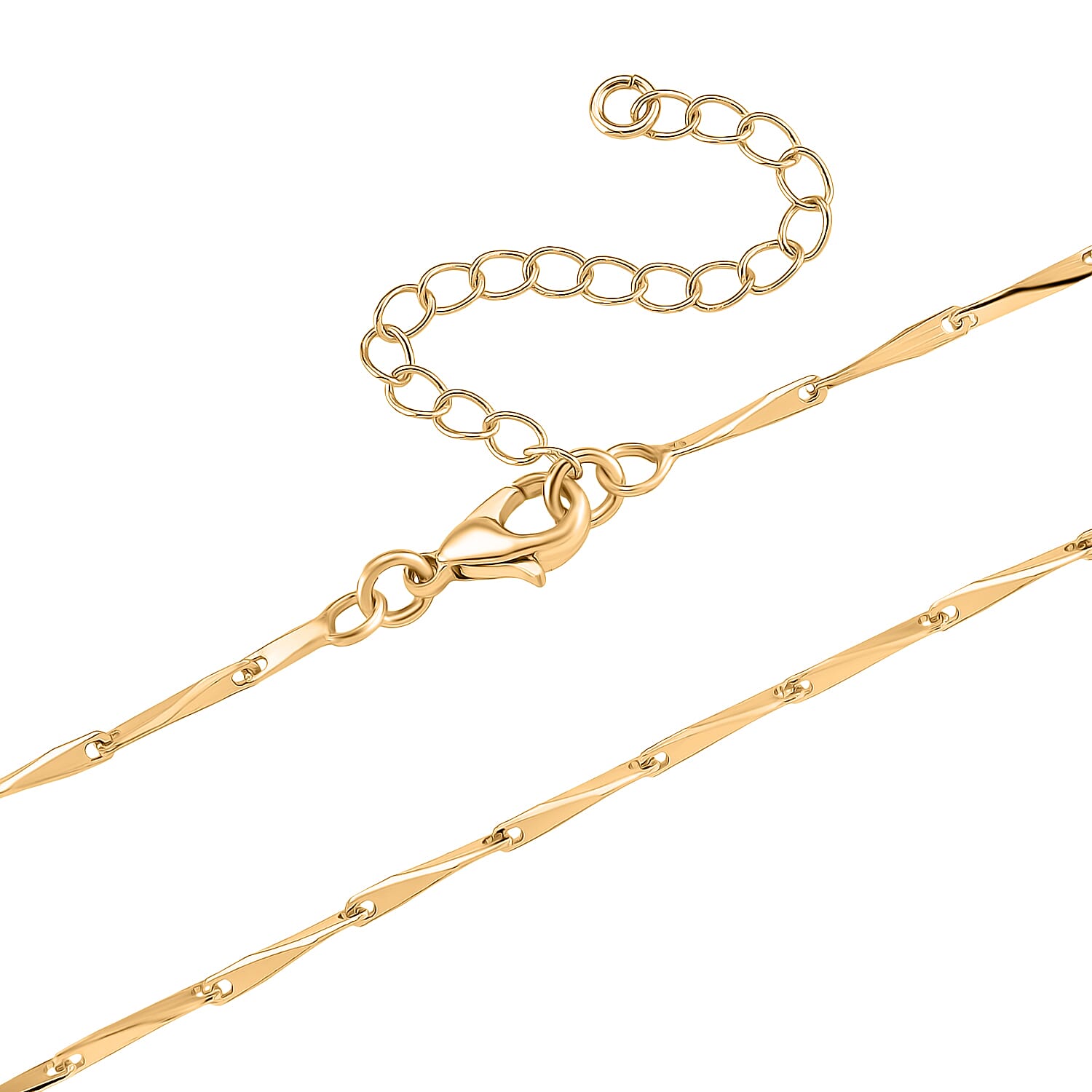 Panther Pendant with Chain (Size 17.5 - 2 Ext) in Gold Colour Plating