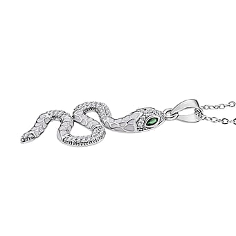 https://tjcuk.sirv.com/Products/43/9/4396040/Green-Cubic-Zirconia-White-Cubic-Zirconia-Pendant-with-Chain-Size-17-5_4396040_2.jpg?w=342&h=342