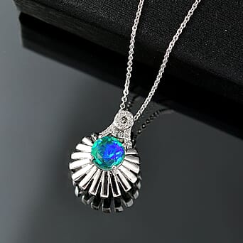 https://tjcuk.sirv.com/Products/43/9/4396049/Peacock-Triplet-Quartz-White-Zircon-Pendant-with-Chain-Size-20-in-Rhod_4396049_1.jpg?w=342&h=342
