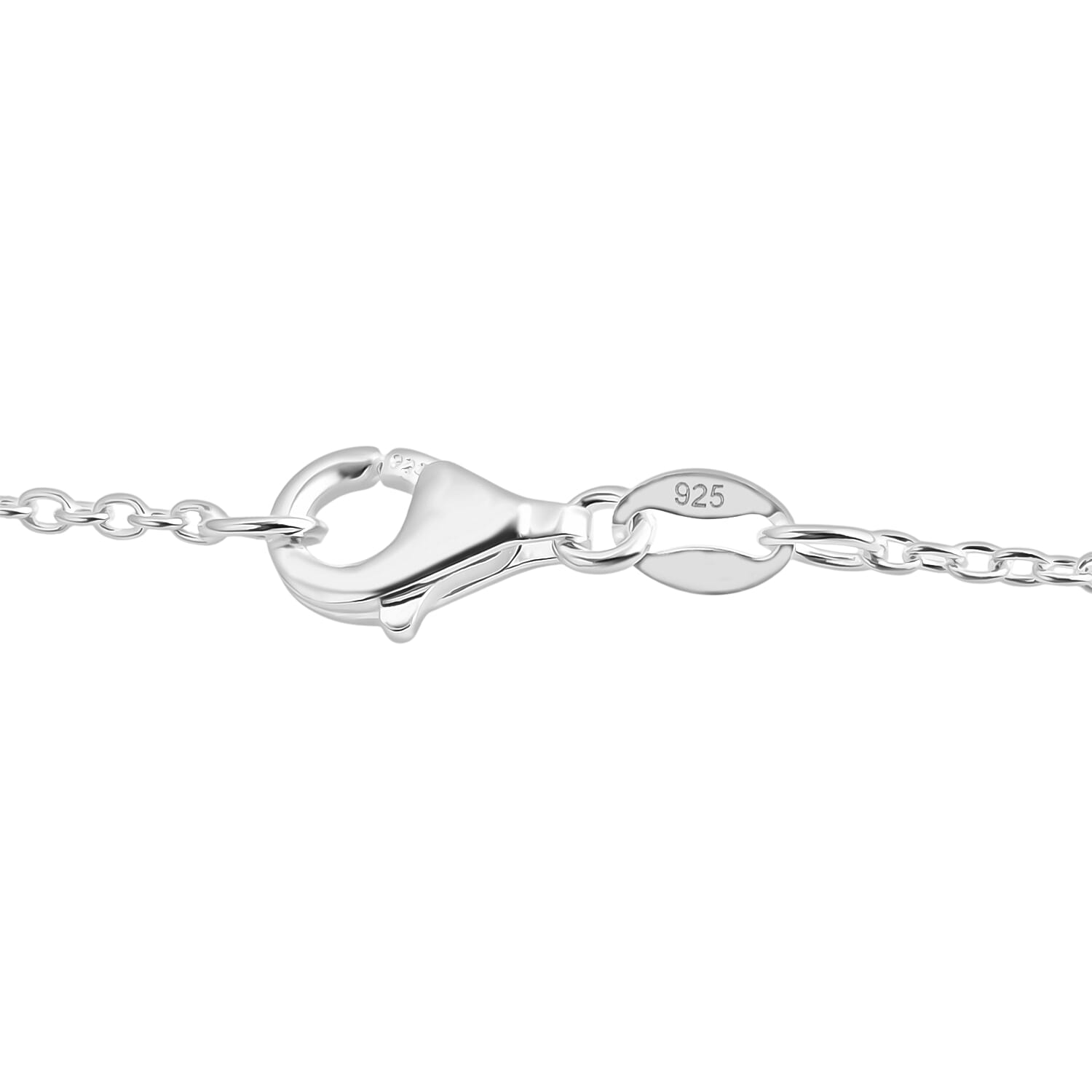 Royal Bali Collection - Blue Sapphire & Black Spinel Sterling Silver Pendant with Chain (Size 20) & Lobster Clasp